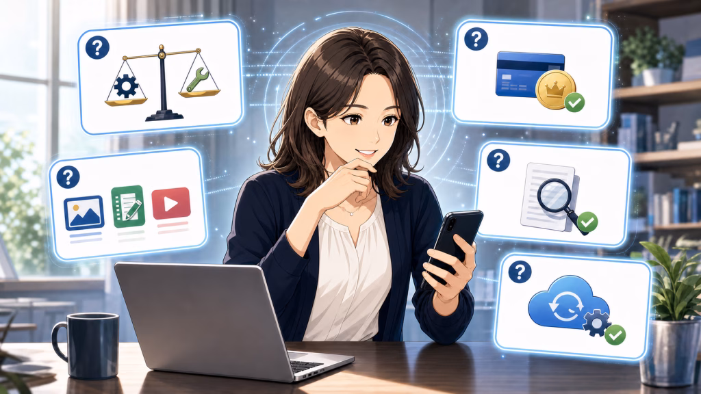 コンテンツ ジェネシスのQ&A!導入前の不安を徹底的に解消